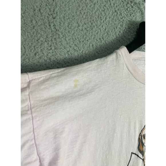 Vintage 90s Sleepygirl Holidogs Christmas Puppy Graphic T-Shirt USA One Size - Picture 6 of 8